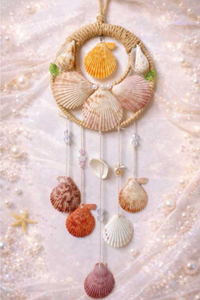 Campana de Viento de Conchas Marinas Naturales, Hecha a Mano, Decoración Colgante de Conchas Costeras, Recuerdo, Regalo para Tienda de Playa, Decoración del Hogar - Product Image 2