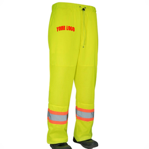 Pantalones de Seguridad Reflectantes Personalizados de Alta Calidad con Cintas LED de Algodón 100% Ligeros, Servicio OEM/ODM, Alta Visibilidad para Hombre - Product Image 5