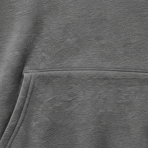 Sweat à capuche personnalisé 2026 en 100 % coton pour homme, coupe classique, couleur unie, cordon de serrage contrastant, effet délavé, vierge, personnalisable - Product Image 4