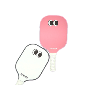 Ensemble de raquettes de pickleball TOPPRO T7026 en fibre de verre, rose et blanc, noyau en nid d'abeille en polymère, design léger - Product Image 4