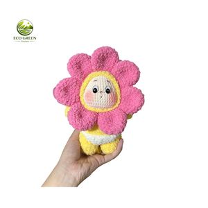 Juego de Muñecos de Animales de Ganchillo de Algodón Hechos a Mano, Juguetes de Peluche para Niños de 4 a 6 Años, Tema de Animales y Naturaleza, Juguete de Coser y Tejer, Tamaño Personalizado - Product Image 4