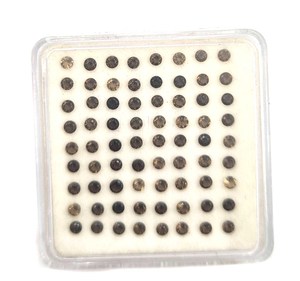 Lot de 100 pierres précieuses rondes en quartz fumé naturel, taille ronde, 2 mm, certifiées IGI, pour la fabrication de bijoux (pendentif/bracelet/boucles d'oreilles) - Product Image 5