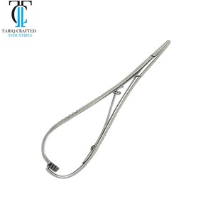 Portaagujas Mathieu Profesional de Acero Inoxidable, Instrumento Quirúrgico para Sutura - Product Image 2