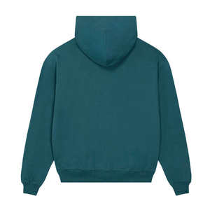 Sweat-shirts à capuche unisexes surdimensionnés en molleton polyester/coton de haute qualité, imprimés sur mesure, ODM, vert sarcelle, pour l'hiver, vente en gros - Product Image 6