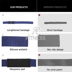 Correas de Muñeca Ajustables para Gimnasio y Fitness, Personalizables, Antideslizantes, para Levantamiento de Pesas y Gimnasia - Product Image 5