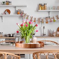 Plateau élégant en bois d'acacia poli, écologique, de luxe, avec poignée, motif boisé, compatible lave-vaisselle, pour hôtels, restaurants, traiteurs et services alimentaires