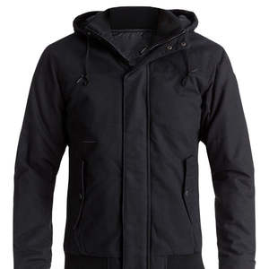 Veste varsity noire pour homme, col montant, respirante, séchage rapide, motif rayé, XXL, fermeture éclair, veste d'extérieur - Product Image 5