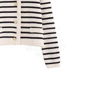 Cardigan pour femme en tricot doux, boutonné devant, tenue décontractée quotidienne, mode hiver, cardigan pour femme - Product Image 5