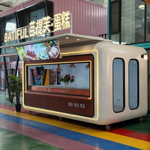 Remorque de camion-restaurant mobile personnalisable avec grill, congélateur et équipement commercial pour steak T-Bone - Product Image 2