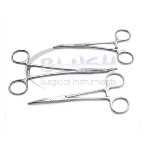 Kelly Hemostatic Forceps 5.50" Stainless Steel Straight A+ Grade Hospital Surgical Instruments CE Certified By <b>Blush</b> Surgical - Product Image 3