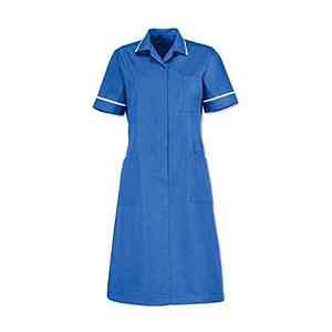 Uniforme de Enfermera, Uniforme Médico, Uniforme de Hospital, Uniforme de Trabajo con Rayas, Vestido de Trabajo para Doctora o Enfermera - Product Image 1