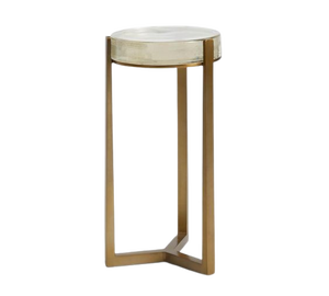 Modern Portable Durable Living Room Rectangular Metal Side <b>Tables</b> with Metal Legs and <b>Marble</b> <b>Table</b> <b>Top</b> - Product Image 6