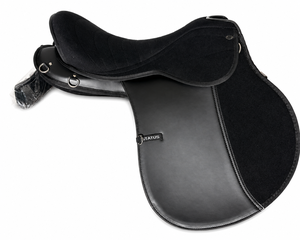 Silla de montar western de cuero premium para carreras de barriles, para adultos. Tamaños disponibles. - Product Image 1