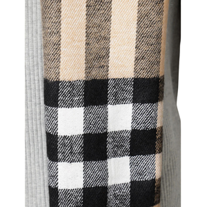 <b>Men's</b> Classic Checkered <b>Wool</b> <b>Scarf</b> Long Thermal Winter <b>Scarf</b> For Adults Insulation Warmth Apparel - Product Image 6