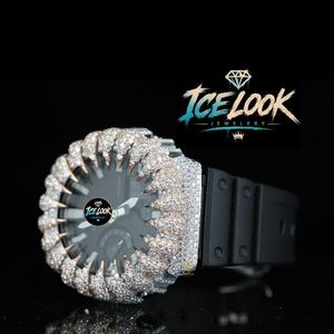 Reloj de Lujo para Mujer, con Diamantes de Imitación, Caja de Aleación, Correa de Cuero y Acero Inoxidable, Cierre de Hebilla, 18.5mm, Ecológico - Product Image 2