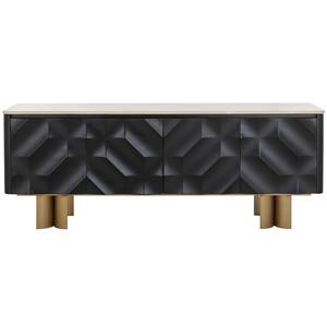 Luxury Modern Wooden <b>Sideboard</b> Cabinet Featuring Four Doors and Generous <b>Storage</b> Capacity for Kitchen Bedroom and Home Interiors - Product Image 1