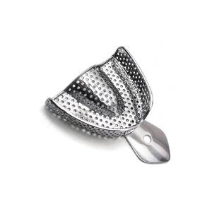 Plateau de détartrage dentaire en acier inoxydable, ensemble de 6 plateaux d'empreinte, instruments dentaires certifiés CE, qualité A+ Classe I - Product Image 4