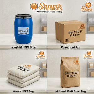 Rojo Directo 31 Rojo 12B CAS 5001-72-9 CI 29100 Tinte Textil en Polvo Rojo para Papel Shramik Chemicals - Product Image 4