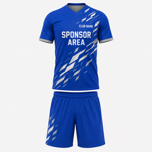 เสื้อฟุตบอลพิมพ์โลโก้ทีมตามสั่ง ผ้าโพลีเอสเตอร์รีไซเคิล ระบายอากาศได้ดี แผงหลังเป็นตาข่าย ซับเหงื่อ สำหรับผู้ใหญ่ทุกเพศ - Product Image 2