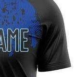 Conjunto de Uniforme de Fútbol de Manga Corta con Cuello Redondo, 100% Algodón, Secado Rápido, Personalizable, Alta Calidad, Unisex, para Todas las Temporadas, con Nombre de Equipo Personalizado - Product Image 4