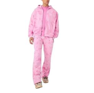 Survêtement homme effet délavé, dernière mode, haute qualité, entièrement personnalisé, manches longues. - Product Image 5