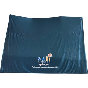 Bandera Rectangular de Poliéster con Impresión Digital del Consejo Contra el Cáncer FLC GROUP Seti Classes, Mástil de Aluminio Promocional Resistente - Product Image 1