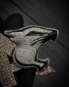 Factory Customized VVS Moissanite Diamonds Cuban <b>Chain</b> 3D Custom <b>Name</b> Charm Pendant with Iced Silver Jewelry for Men - Product Image 3