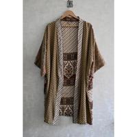 Robe Kimono en Soie Respirante Faite à la Main pour Femme Grande Taille, Col en V, Imprimé Floral, Sexy, pour Mariage et Lune de Miel