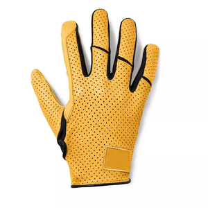 Top Selling Professional American Football <b>Gloves</b> High Quality Customised Leather Hand Grips with Latest Design - Product Image 5