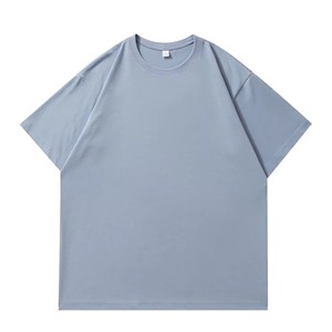 เสื้อยืดปักลายตามสั่ง ผ้าฝ้าย 100% คอกลมทรงโอเวอร์ไซส์ เสื้อยืดลำลองสตรีทแวร์สำหรับผู้ชายและผู้หญิง ขายส่ง - Product Image 1