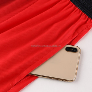 Tenue de sport de basket-ball pour hommes Bsci Vente en gros sans manches à séchage rapide Double poche latérale Respirante Imprimé Ensembles grande taille pour adultes - Product Image 4