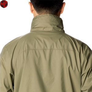 Hexaplus Industries Men's Winter Windbreaker Hooded Breathable Waterproof Windproof <b>Canvas</b> <b>Jacket</b> Zipper Closure Anti-Bacterial - Product Image 3