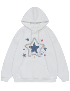 Chaqueta con Capucha para Mujer, Personalizada, con Cierre Frontal, Manga Regular, 100% Algodón, Estilo Urbano, Holgada, para Invierno, Otoño y Primavera - Product Image 5