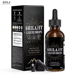 Gotas de Shilajit Orgánico de Marca Privada, Energía Natural, Desintoxicación y Apoyo Inmunológico, Ricas <span class=keywords><strong>en</strong></span> Más de 85 Minerales Traza y Ácido Fúlvico - Product Image 1