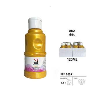 Peintures acryliques aquarelles dorées TEMPERA ORO - Product Image 1