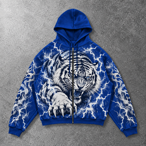Sudadera con Capucha Extra Grande de Forro Polar y Algodón para Hombre, Estilo Urbano, Informal, para el Tiempo Libre - Product Image 2
