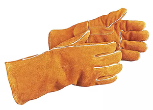 Guantes de Cuero Completos, Amarillos, para Trabajo al Aire Libre, Protección para Adultos, Unisex, para Todas las Estaciones, Cierre de Tirón - Product Image 5