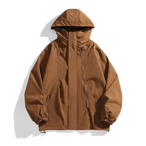 Fournisseur en gros de vestes softshell légères de haute qualité pour hommes avec capuche, logo personnalisé, meilleure taille pour hommes, vestes softshell - Product Image 3