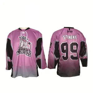 Sublimated Printing Ice Hockey Jersey Custom Made Youth Sports Team Custom Ice Hockey Uniform