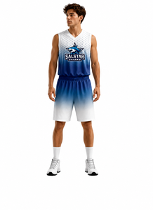 Uniforme de Baloncesto de Malla Transpirable de Última Tendencia, Camiseta de Baloncesto Personalizada, Kit de Baloncesto Sublimado de Venta Caliente - Product Image 3