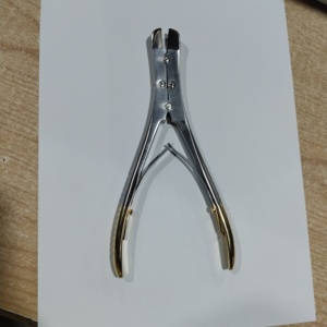 Pin & Wire <b>Cutter</b> 7" TC Plier Gold Handle Orthopedic Dental Surgical Instruments - Product Image 3