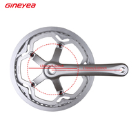 Juego de Bielas Plegables de 50T con Cono Cuadrado de Aleación de Aluminio y Protector de Cadena de 170mm para Bicicletas BMX/ROAD CRUISERS, Venta al por Mayor OEM