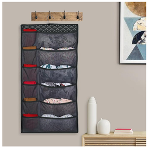 Bolsa Organizadora Ahorradora de Espacio para Colgar en el Armario con 20 Bolsillos de Malla para Sujetadores, Calcetines y Ropa Interior - Product Image 5