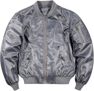 Nuevos diseños personalizados de colores sólidos, chaqueta de bombardero de moda para hombre, chaqueta a prueba de viento para exteriores de otoño e invierno, chaquetas de talla grande para hombre - Product Image 3