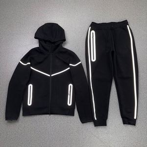 Cool Vintage Winter Heavyweight Eco-Friendly Tracksuit Set <b>Oversized</b> Hoodie <b>Joggers</b> Casual Loungewear - Product Image 4
