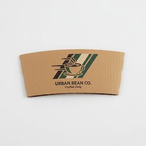 Fabricant vietnamien de manchons en papier kraft imprimés sur mesure pour gobelets à café et emballages de boissons, écologiques et compatibles micro-ondes - Product Image 3