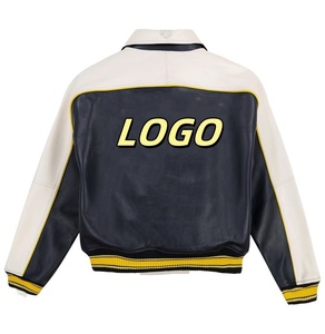 Customized Men's Leather <b>Jacket</b> Outdoor Leather Motorcycle <b>Racing</b> Best Material Reasonable Price - Product Image 2