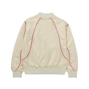 Personalizable hombres Reversible Varsity béisbol satén bombardero chaqueta bordada tubería Universidad diseño transpirable botón deportes - Product Image 2