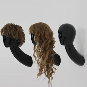 Modern European Original Style Metal Wig Display Head Wall Mounted <b>Mannequin</b> Standing Pose for Hair Salon Retail Hat Storage - Product Image 2