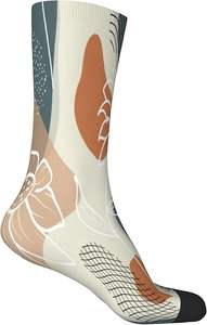 Chaussettes de sport et de mode respirantes, écologiques, imprimées numériquement de haute qualité, personnalisables en gros, fabrication sur commande - Product Image 4